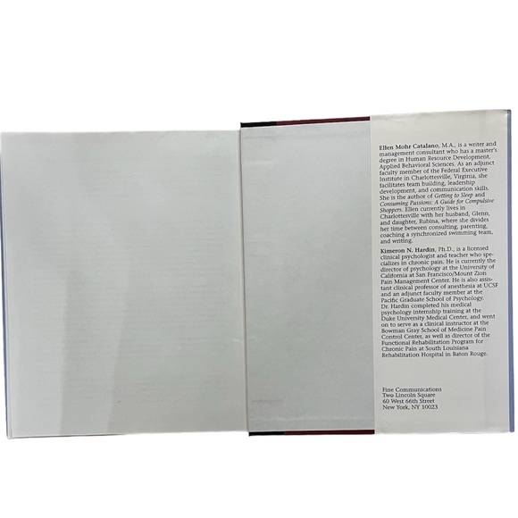 ⭐️ 4/$25 The Chronic Pain Control Workbook Second Edition Hardcover - Picture 5 of 8